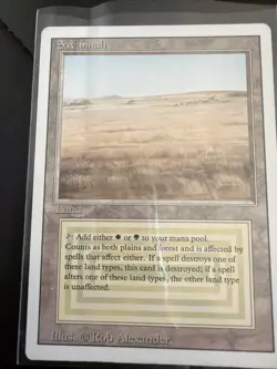 Magic the Gathering 1994 Bayou Revised Edition Rare Dual, 30 Years Untouched - Image 2