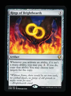 * * 1x Rings of Brighthearth x1 * * Commander Legends MTG NM Near Mint - Image 1