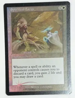 MTG SPIRITUAL FOCUS (FOIL) Mercadian Masques (OldManMTG 001-719) - Image 1