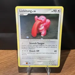 Pokemon Lickitung Common Platinum 80/127 LP - Image 1