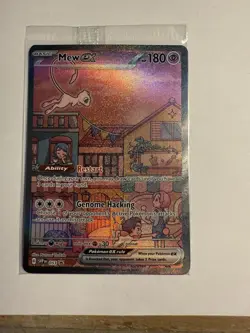 Pokemon TCG Mew EX 053 Scarlet & Violet Promo Holo Full Art NM Condition Sealed - Image 1