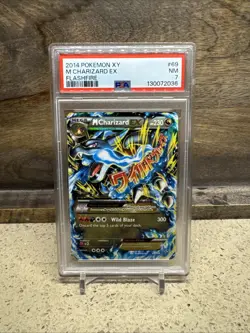 Pokemon M Charizard EX 69/106 XY Flashfire 2014 PSA 7 - Image 1