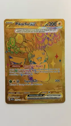 Pokemon Prismatic Evolutions: Pikachu Ex Hyper Rare •179/131 - Image 1