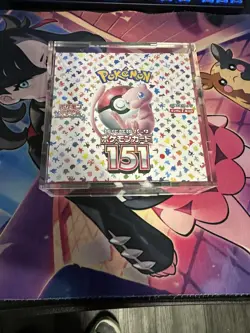 Pokemon TCG Japanese Scarlet & Violet 151 Booster Box & Terastal Festival w/case - Image 3
