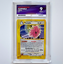 Clefable Ace 9 7/165 *POP 1* Expedition Base 2002 Holo Vintage Pokemon Not PSA - Image 1