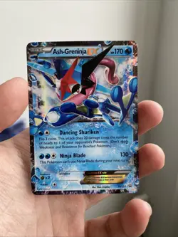 Ash-Greninja EX XY133 Black Star Promo Pokemon - Image 1