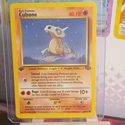 Cubone 50/64 Jungle 1st Edition Regular English Pokemon - Image 1