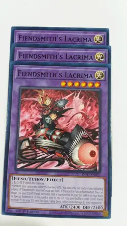 3x Fiendsmith's Lacrima 1st Edition Common INFO-EN035 Yu-Gi-Oh! - Image 1