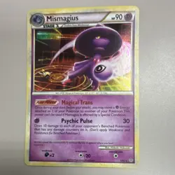 Pokemon Mismagius Unleashed Holo Rare Card 5/95 HP 90 2010 English - Image 1