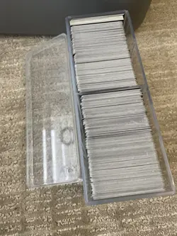 Buffy The Vampire Slayer Collectible Card Game Lot In Plastic Box 270+ Cards - Image 3