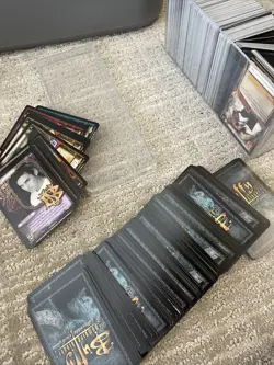 Buffy The Vampire Slayer Collectible Card Game Lot In Plastic Box 270+ Cards - Image 5