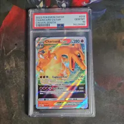 Pokemon 2023 Crown Zenith Charizard VSTAR Ultra Rare Card PSA 10 019/159 - Image 1