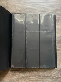 CardGuard Trading Card Binder Portfolio 9 Pocket Side-Loading Album Black 360 - Image 3