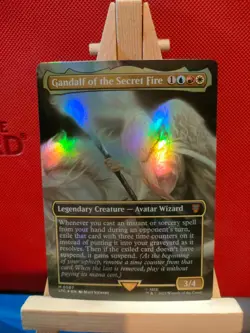 Gandalf of the Secret Fire FOIL (Borderless) - Lord of the Rings - NM - MTG - Image 1