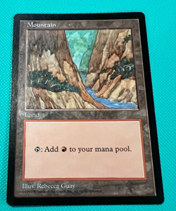 Mountain - APAC - Guay art - MTG - Magic the Gathering - Promo - Image 1