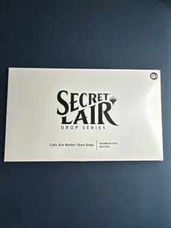 MTG Secret Lair: Cats Are Better Than Dogs - Rainbow Foil New Sealed - Image 1