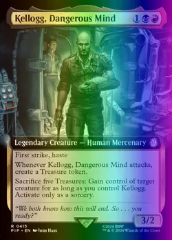 MTG Magic the Gathering Kellogg, Dangerous Mind (415/1102) Fallout NM FOIL - Image 1