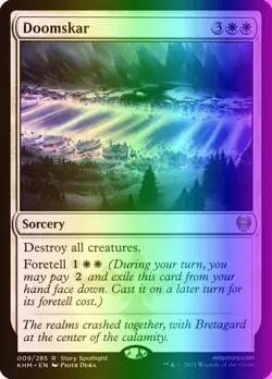 MTG Magic the Gathering Doomskar (9/551) Kaldheim LP FOIL - Image 1