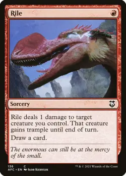 MTG Rile (136/359) Adventures in the Forgotten Realms Commander NM - Image 1