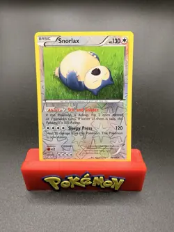 Snorlax 80/106 Rare Flashfire Pokemon Reverse Holo TCG Near Mint - Image 1