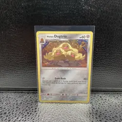 Alolan Dugtrio 11/12 McDonalds Holo Promo Pokemon Card - Image 1