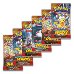 Pokemon TCG Surging Sparks Booster Bundle 6 Packs Factory Sealed Brand New - Image 3