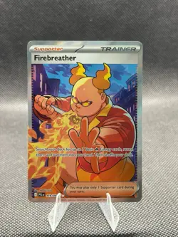 Firebreather 119/094 Full Art Trainer Ultra Rare Pokemon TCG Phantasmal Flames - Image 1