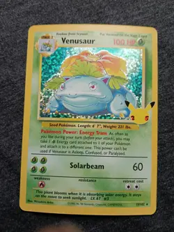 Pokemon TCG Venusaur 15/102 Celebrations: Classic Collection Secret Rare MINT - Image 1