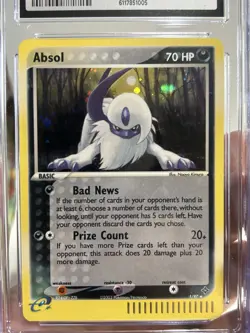 2003 Pokemon EX Dragon #1 Absol - Holo CGC 7.5 - Image 2