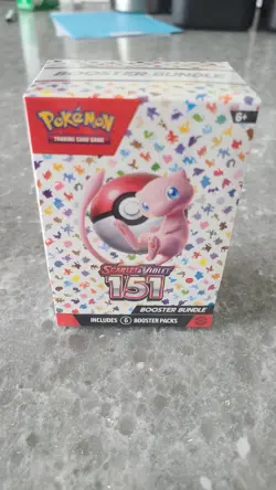 Pokemon Scarlet & Violet 151 Booster Bundle Box English Mew 6 Booster Packs 2023 - Image 1