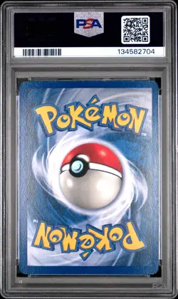 1999 Pokemon Game #7 Hitmonchan Holo 1st Edition Shadowless PSA 7 NM - Image 2