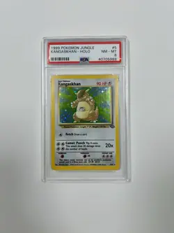 1999 Pokemon Kangaskhan Holo Jungle PSA 8 - Image 1