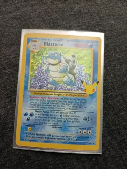 Pokemon TCG Blastoise 2/102 Celebrations: Classic Collection Holo Rare MINT - Image 4