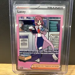 Lacey 175/131 Prismatic Evolutions Special Illustration Rare Pokemon TCG NM - Image 1