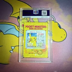 (POP 1) Pokemon Japanese Carddass 1998 119 Togepi & Pikachu Prism Ser 4 PSA 10 - Image 2