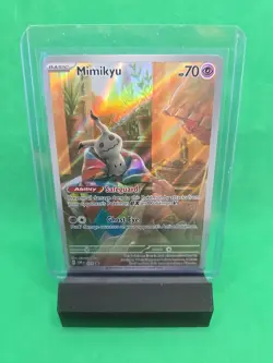 Mimikyu SVP075 Black Star Promos Paldean Fates Full Art Holo Pokemon TCG 2024 NM - Image 1