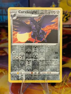Pokemon TCG: Corviknight 135/202 - Sword & Shield Reverse Holo NM - Image 1