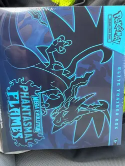 Pokemon Mega Evolution: Phantasmal Flames Elite Trainer Box Sealed, TCG ETB - Image 1
