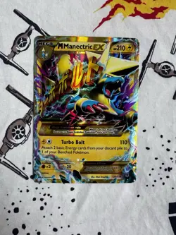 Pokemon TCG Mega M Manectric EX 120/119 XY Phantom Forces Holo Secret Rare NM - Image 3