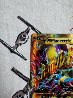 Pokemon TCG Mega M Manectric EX 120/119 XY Phantom Forces Holo Secret Rare NM - Image 4