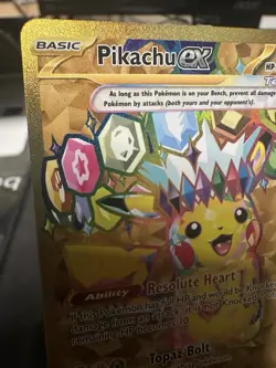Pokemon Pikachu ex 247/191 Sv08: Surging Sparks Hyper Rare Full Art 200 HP Holo - Image 3