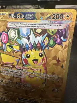 Pokemon Pikachu ex 247/191 Sv08: Surging Sparks Hyper Rare Full Art 200 HP Holo - Image 4