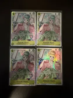 One Piece Kouzuki Hiyori OP06-106 Wings of the Captain SR English, NM Condition - Image 1
