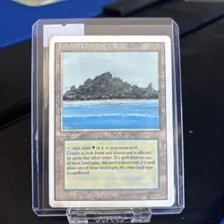 Tropical Island - MTG - Revised Edition LP++ Very Nice Vintage Card - Image 1