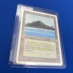 Tropical Island - MTG - Revised Edition LP++ Very Nice Vintage Card - Image 2