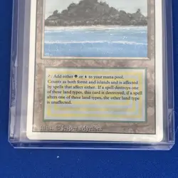 Tropical Island - MTG - Revised Edition LP++ Very Nice Vintage Card - Image 3