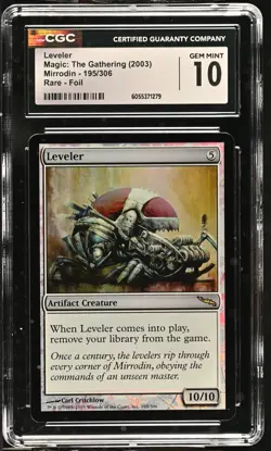LEVELER Mirrodin Foil Rare CGC 10 MTG [Nostalgium] - Image 1