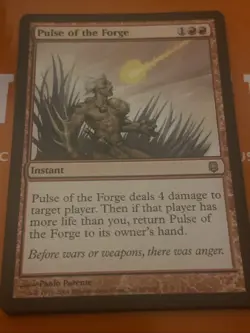 MTG Pulse of the Forge Darksteel Regular Rare MP - Image 1