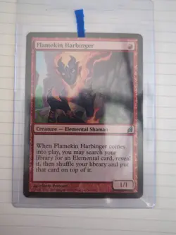 Lorwyn Flamekin Harbinger MTG Magic the Gathering NM - Image 1