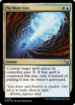 MTG Foil - No More Lies - 221 / NM / English - Image 1